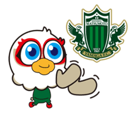 MATSUMOTO YAMAGA F.C. OFFICIAL MAME GANS sticker #1760042