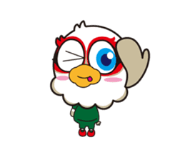 MATSUMOTO YAMAGA F.C. OFFICIAL MAME GANS sticker #1760054