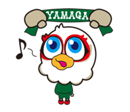 MATSUMOTO YAMAGA F.C. OFFICIAL MAME GANS sticker #1760067