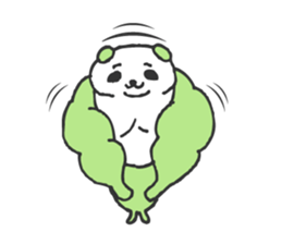 Awakening panda sticker #1760171