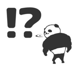 Awakening panda sticker #1760199