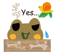 Kaeru-kun WORLD sticker #1760724