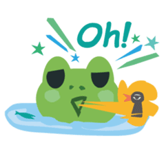 Kaeru-kun WORLD sticker #1760726