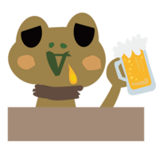 Kaeru-kun WORLD sticker #1760730