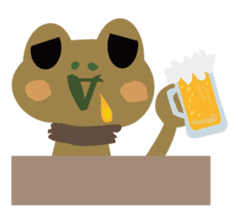 Kaeru-kun WORLD sticker #1760730