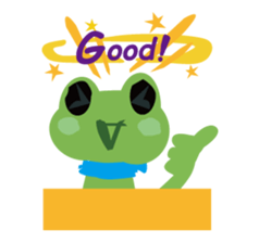 Kaeru-kun WORLD sticker #1760731