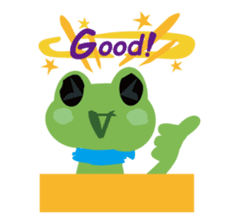 Kaeru-kun WORLD sticker #1760731