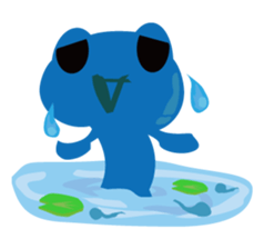 Kaeru-kun WORLD sticker #1760734