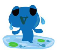 Kaeru-kun WORLD sticker #1760734