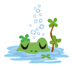 Kaeru-kun WORLD sticker #1760735