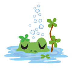 Kaeru-kun WORLD sticker #1760735