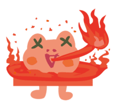 Kaeru-kun WORLD sticker #1760739