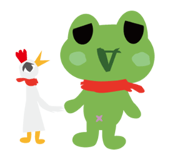 Kaeru-kun WORLD sticker #1760741