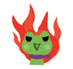 Kaeru-kun WORLD sticker #1760744