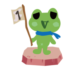 Kaeru-kun WORLD sticker #1760746