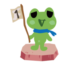 Kaeru-kun WORLD sticker #1760746