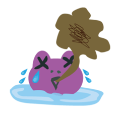 Kaeru-kun WORLD sticker #1760747