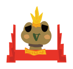 Kaeru-kun WORLD sticker #1760755
