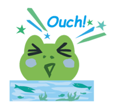 Kaeru-kun WORLD sticker #1760757