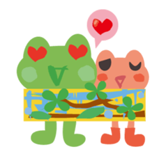 Kaeru-kun WORLD sticker #1760759