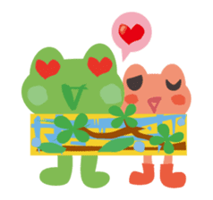 Kaeru-kun WORLD sticker #1760759