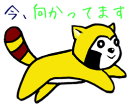 Raccoon Pu-yon sticker #1761156
