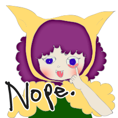 A wolf girl and a little red -English