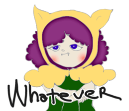 A wolf girl and a little red  -English sticker #1761329