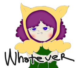 A wolf girl and a little red -English sticker #1761329