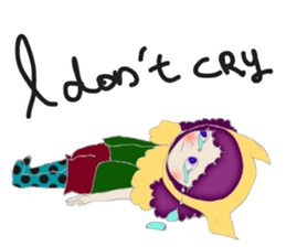 A wolf girl and a little red -English sticker #1761333