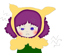 A wolf girl and a little red  -English sticker #1761338