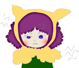 A wolf girl and a little red -English sticker #1761338