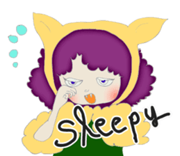 A wolf girl and a little red -English sticker #1761347