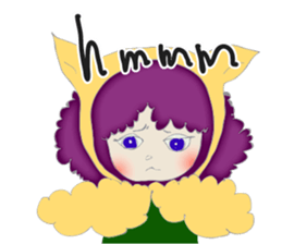 A wolf girl and a little red  -English sticker #1761353