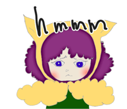 A wolf girl and a little red -English sticker #1761353