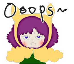 A wolf girl and a little red -English sticker #1761354