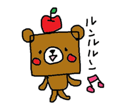 Square Kuma-kun Part2 sticker #1761996