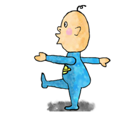 Space boy sticker #1762042