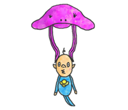 Space boy sticker #1762080