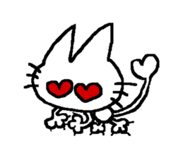 Ribbon-chan & Nyanko sticker #1762279