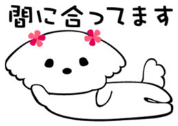 Maltese dog, 'Milk' sticker #1762443