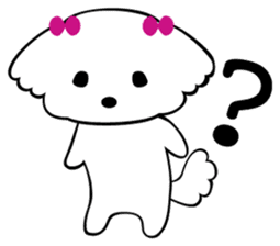 Maltese dog, 'Milk' sticker #1762445