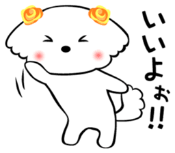 Maltese dog, 'Milk' sticker #1762465