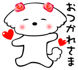 Maltese dog, 'Milk' sticker #1762470