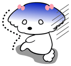 Maltese dog, 'Milk' sticker #1762476