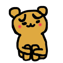 Bear A troubled face