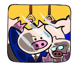 Work sticker of the pig sticker #1762609