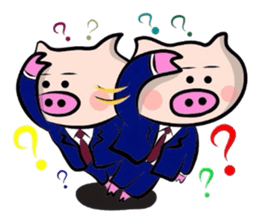 Work sticker of the pig sticker #1762632