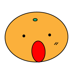 JAPANESE ORANGE STICKER