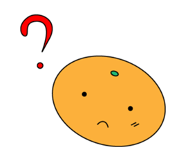 JAPANESE ORANGE STICKER sticker #1764570